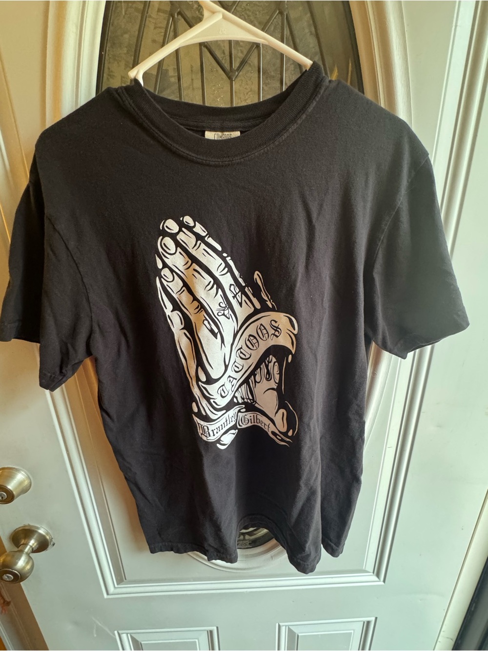 Brantley Gilbert Tattoos Concert Tee Comfort Colors Black Medium